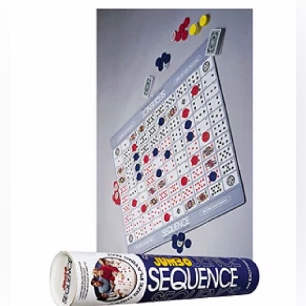 Jax LTD | Jumbo Sequence Board Game Jumbo Game Mat